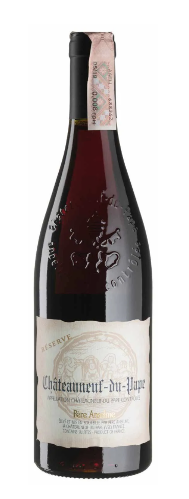 Вино Anselme Шатон-дю-Пап сух/чер 14,5% 0,75л Фр